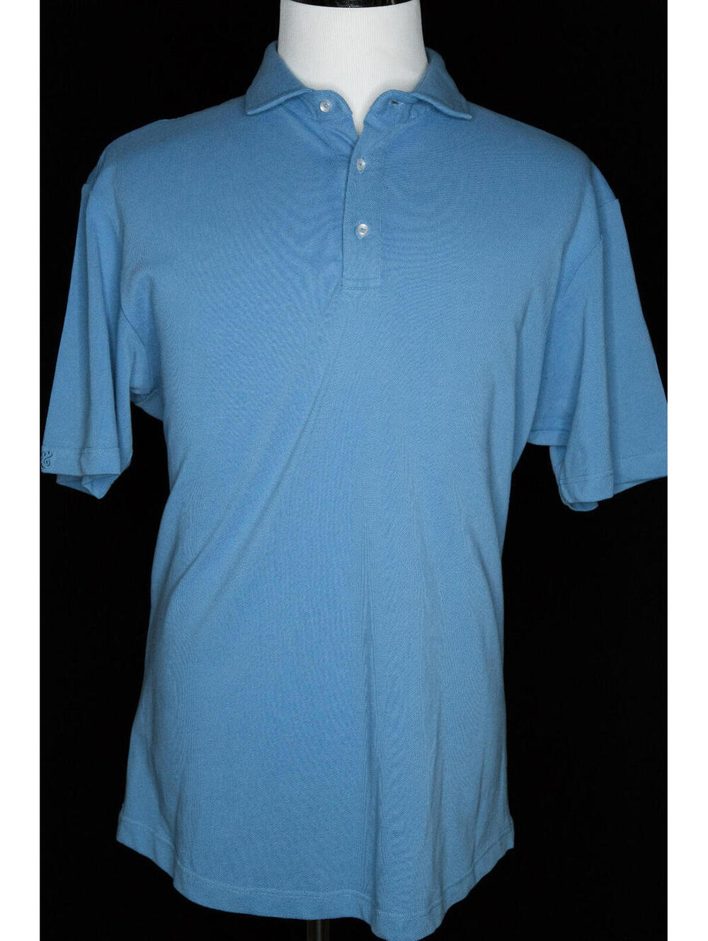 Men's Collars and Co Light Blue Pique Golf Polo Sz XL